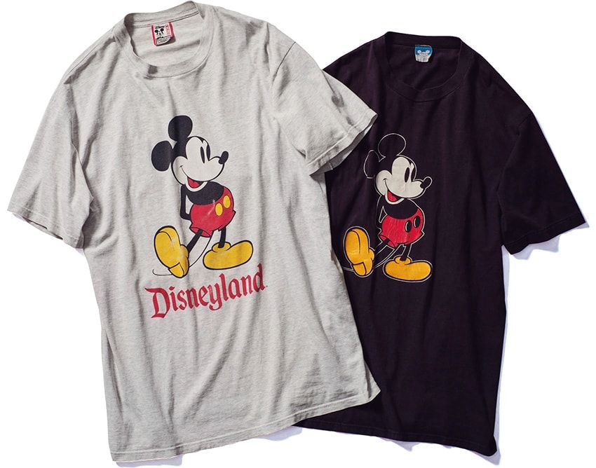 ユーズドのミッキーT。キャラものを古着でさらっと着るのがお気に入り。