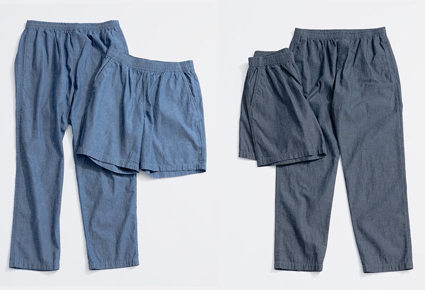 パンツ 各2万8600円、ショーツ 各2万5300円