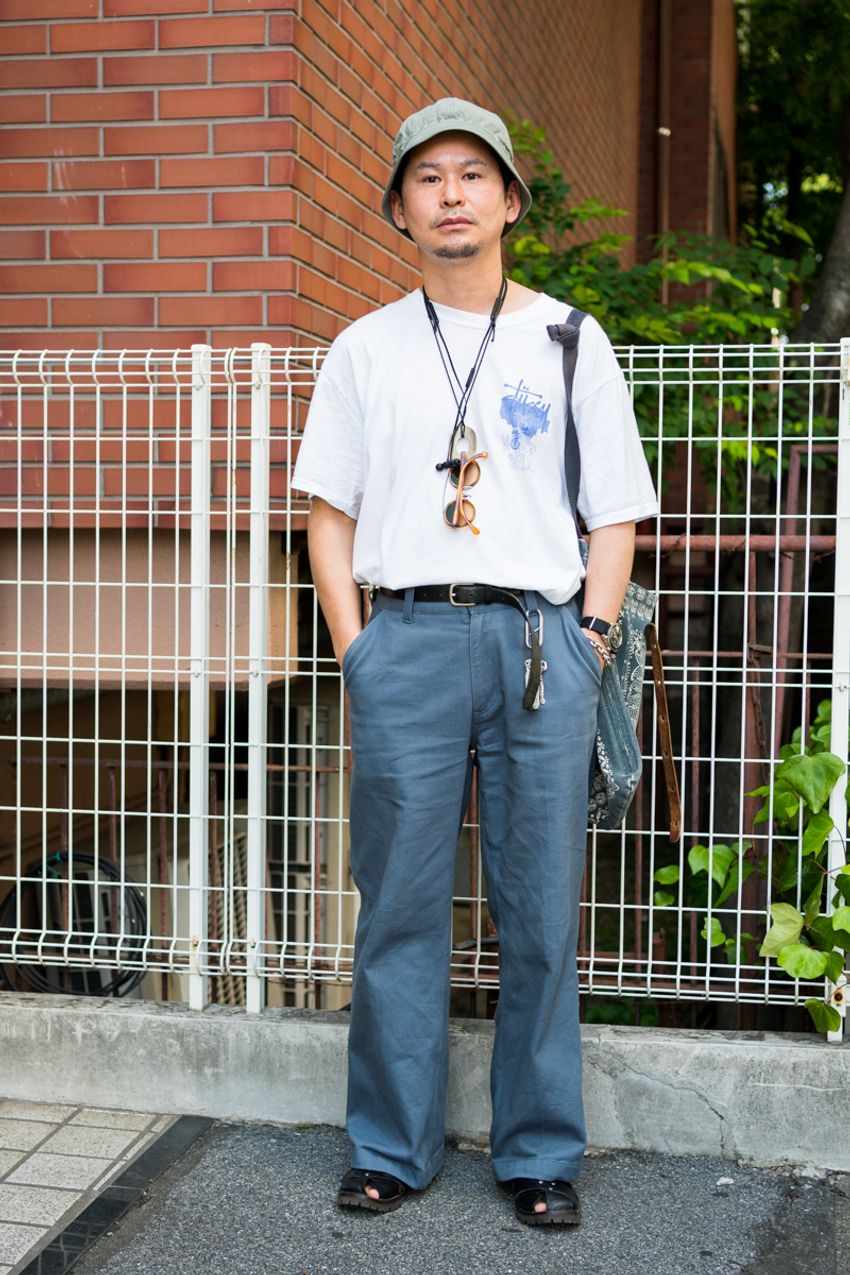 大人の“タックイン”をさらにお洒落に！ベルトとキーリングの重要性を示す3名をスナップで - 8枚目の画像