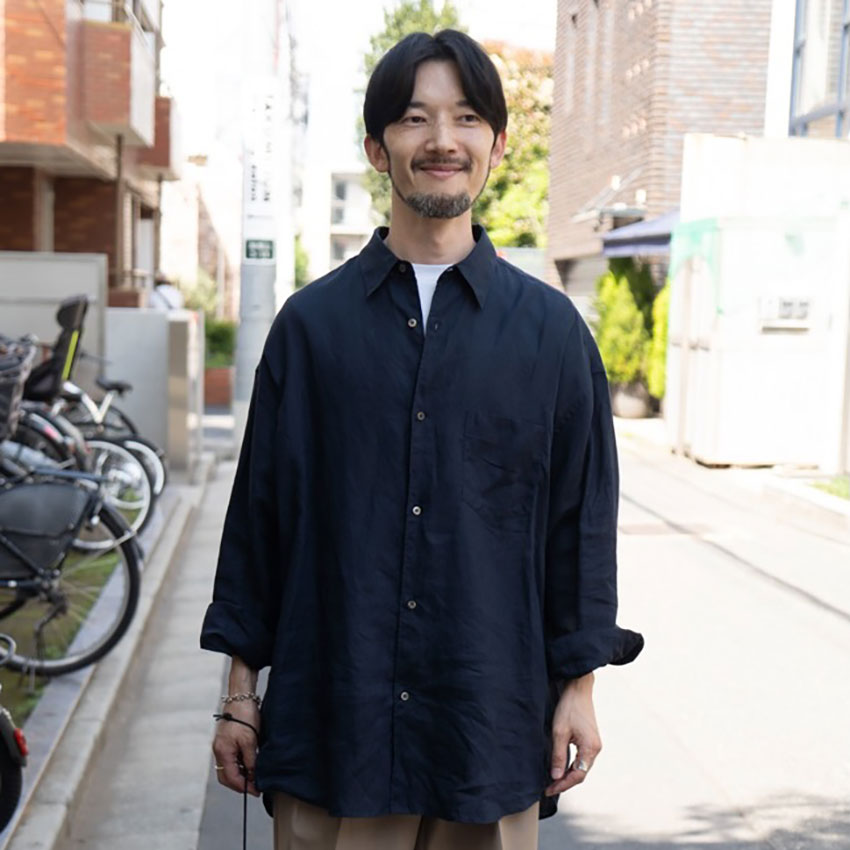 グラフペーパー シャツ Graphpaper - グラフペーパー シャツ Broad L/S