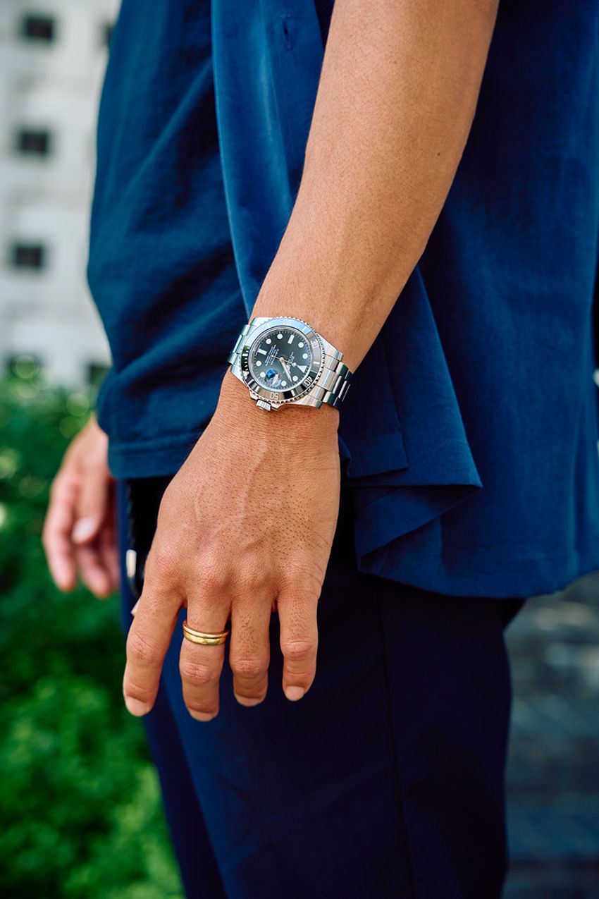 グラフペーパーの“深ネイビー”は大人見えする優秀アイテム！シャツ、Tシャツで取り入れてみた - 7枚目の画像