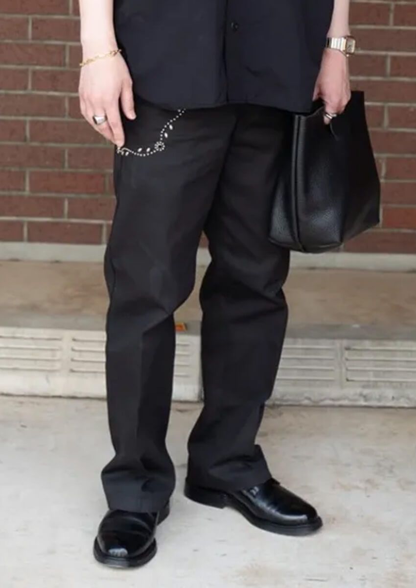 夏目前「ディッキーズ」スタイルをスナップで！スタイルある洒落者たちの着こなし術3選 - 1枚目の画像