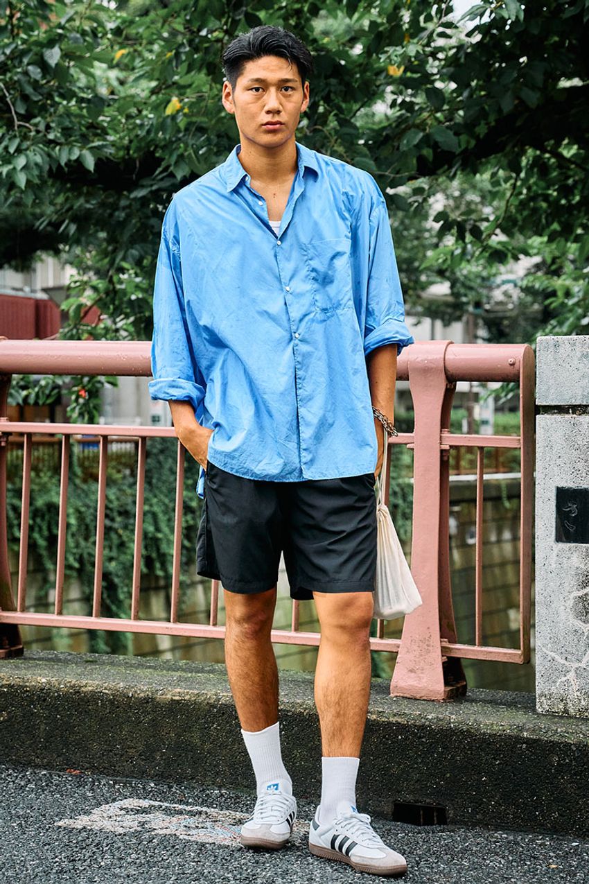 悩みがちな「ショーツ×ソックス」のベストバランスを調査！街角スナップ好例3選 - 4枚目の画像