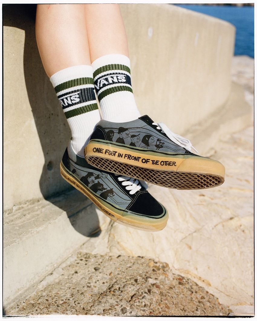 ヴァンズ×花井祐介さんの「特製オールドスクール」が登場！環境にも優しい至極の一足 - 1枚目の画像