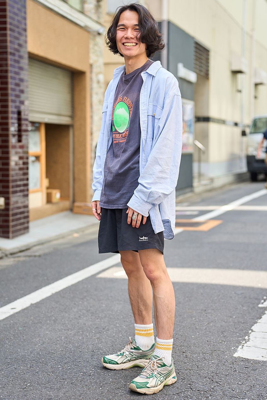 「ストライプシャツ、どこのですか？」と聞いた街角の好スタイル。愛用ブランドは“ラルフ”、そして…… - 5枚目の画像