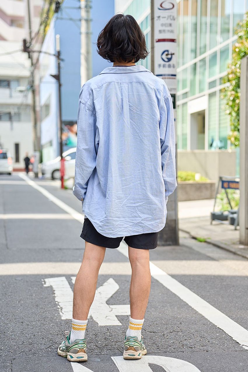 「ストライプシャツ、どこのですか？」と聞いた街角の好スタイル。愛用ブランドは“ラルフ”、そして…… - 6枚目の画像