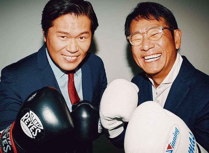 ［左］格闘家・経営者 小比類巻貴之さん［右］エンジェル投資家 島田 亨さん