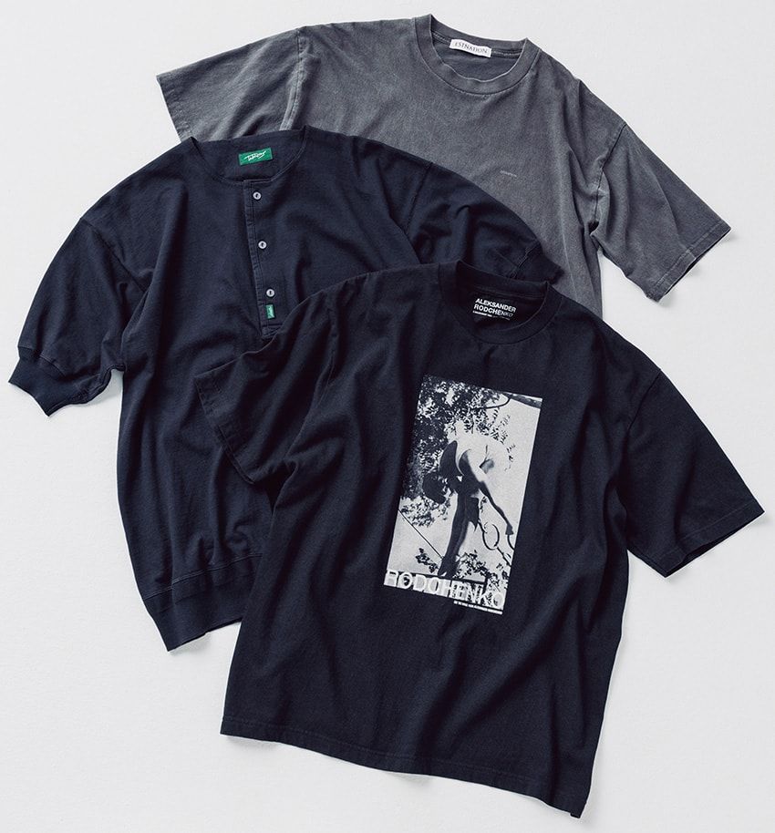 休日こそ“黒Tシャツ”が頼りになる！ユーズド風やグラフィック系でヌケ感もマシマシに - 6枚目の画像