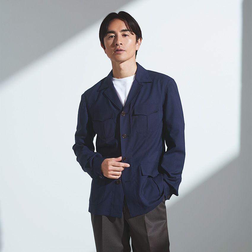 シャツジャケット6万3635円/タカシマヤ スタイルオーダー サロン