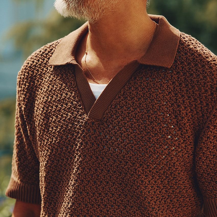 種カジ流・初夏のご近所コーデ！ポロシャツの“素材感”を活かして手軽に上品見え！ - 1枚目の画像