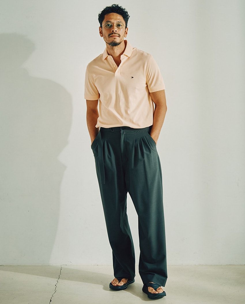 万能な“ピンクシャツ”で5つのコーディネイト例。渋さと洗練を与えてくれるのがピンクの効能 - 2枚目の画像