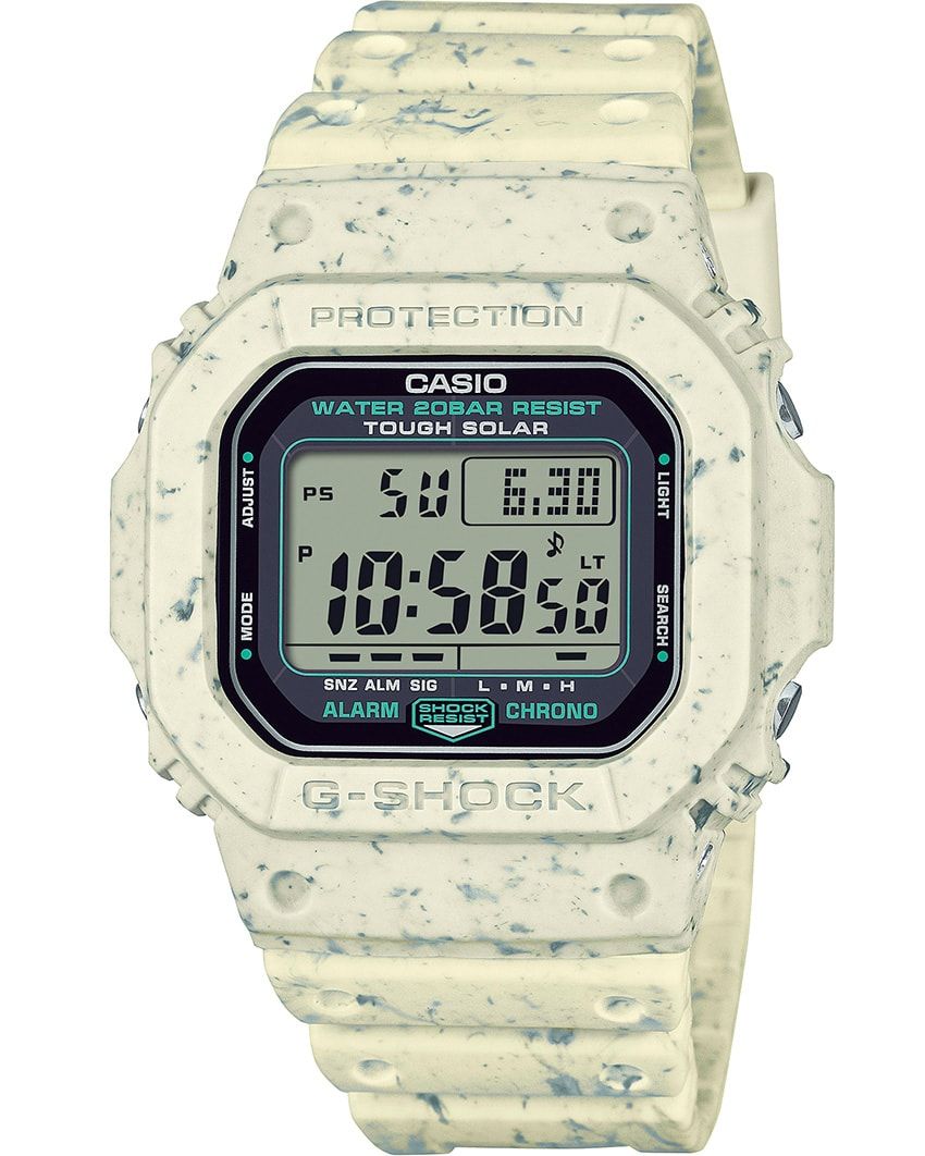 樹脂ケース、縦46.7×横43.2mm、ソーラー。2万900円／Gショック（カシオ計算機