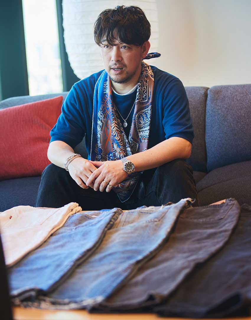 リーバイス　デニム　ダウン　ベスト　y2k アメカジ Levi's（リーバイス）の「REVERSIBLE DOWN VEST MID WASHED