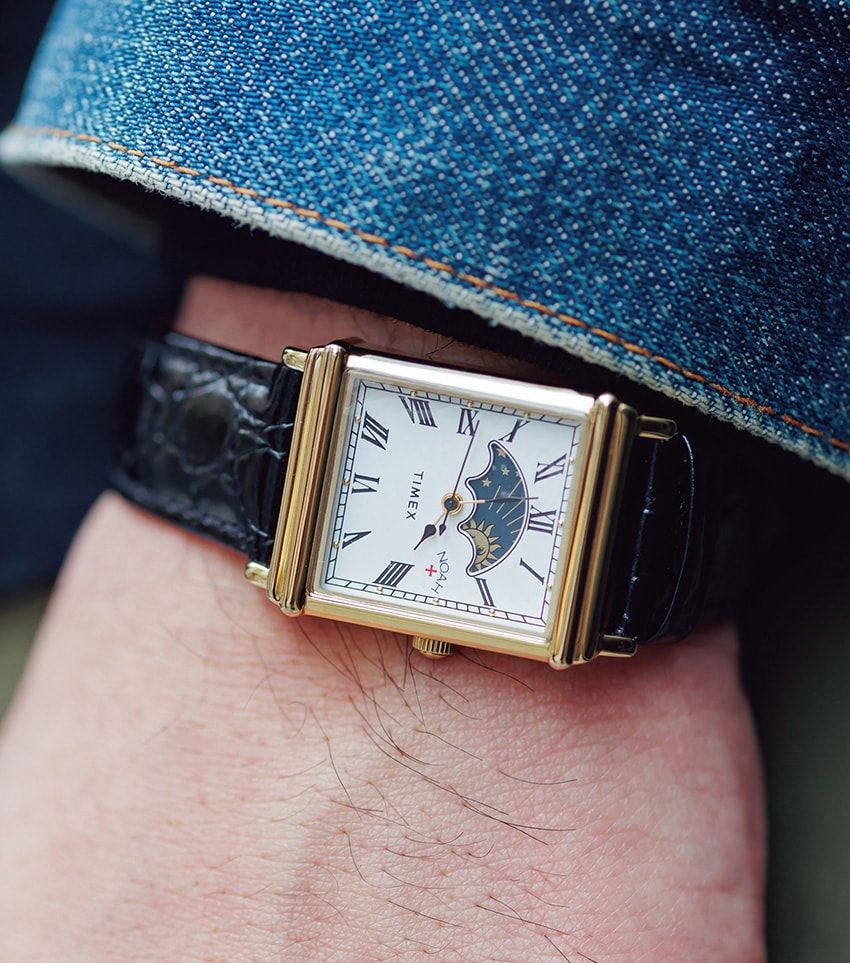 街角のデニム好きは“スクエア時計”を愛用していた！武骨さと上品さをセンス良き塩梅で - 8枚目の画像