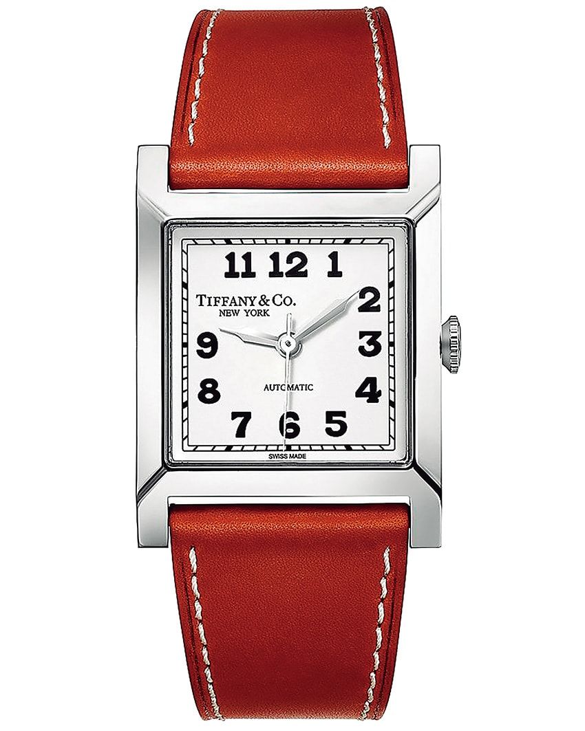 SSケース、縦30×横30mm、自動巻き。75万9000円／ティファニー（ティファニー・アンド・カンパニー・ジャパン・インク