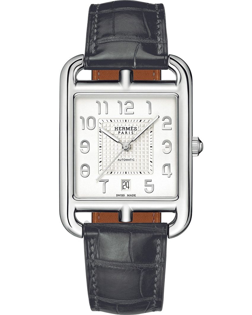 SSケース、縦41×横33mm、自動巻き。94万7100円／エルメス（エルメスジャポン