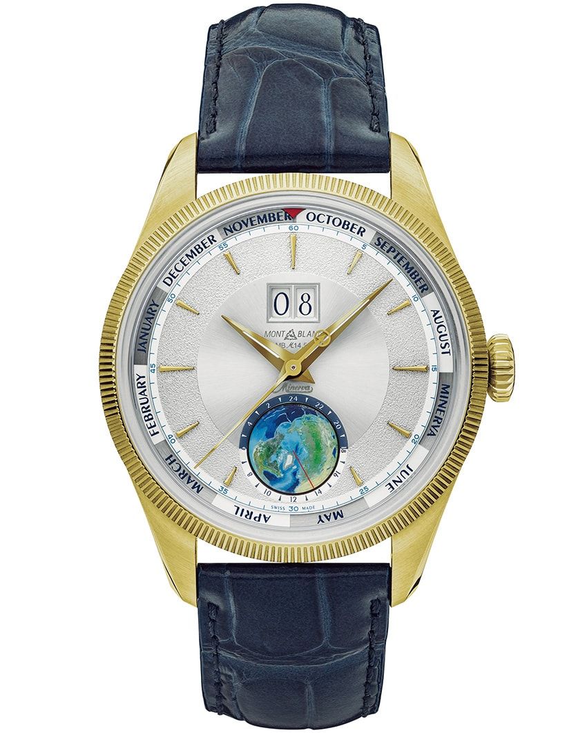 世界限定30本。K18ライムゴールドケース、42mm径、手巻き。947万2650円［予価］／モンブラン