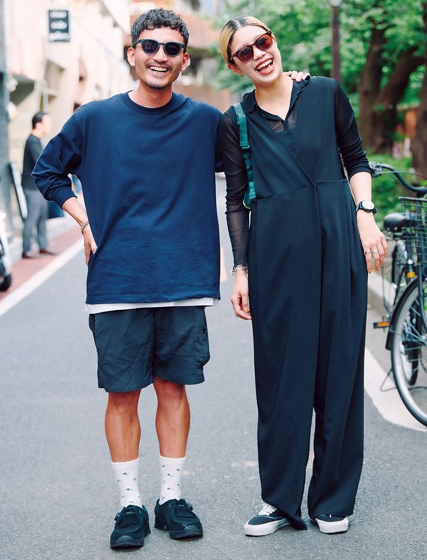 “ロンT合わせ”で年相応のショーツスタイルに。より大人っぽく見える“無地系”ならなお良し！ - 2枚目の画像