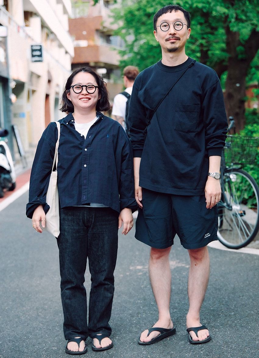 ショーツ＝エンノイ　ロンT＝ユニクロユー　サンダル＝ウーフォス