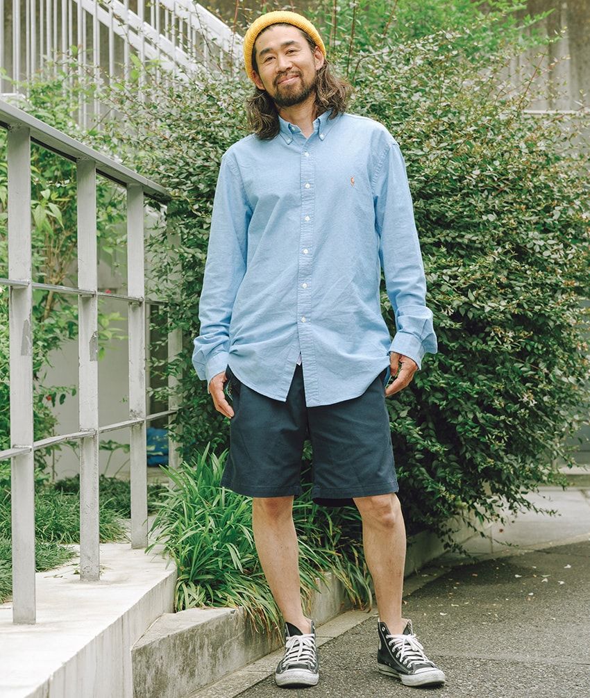 やっぱり“青シャツ”は大人の味方だ！清潔感を添えつつ、ゆったりサイズで体型もカバー - 15枚目の画像