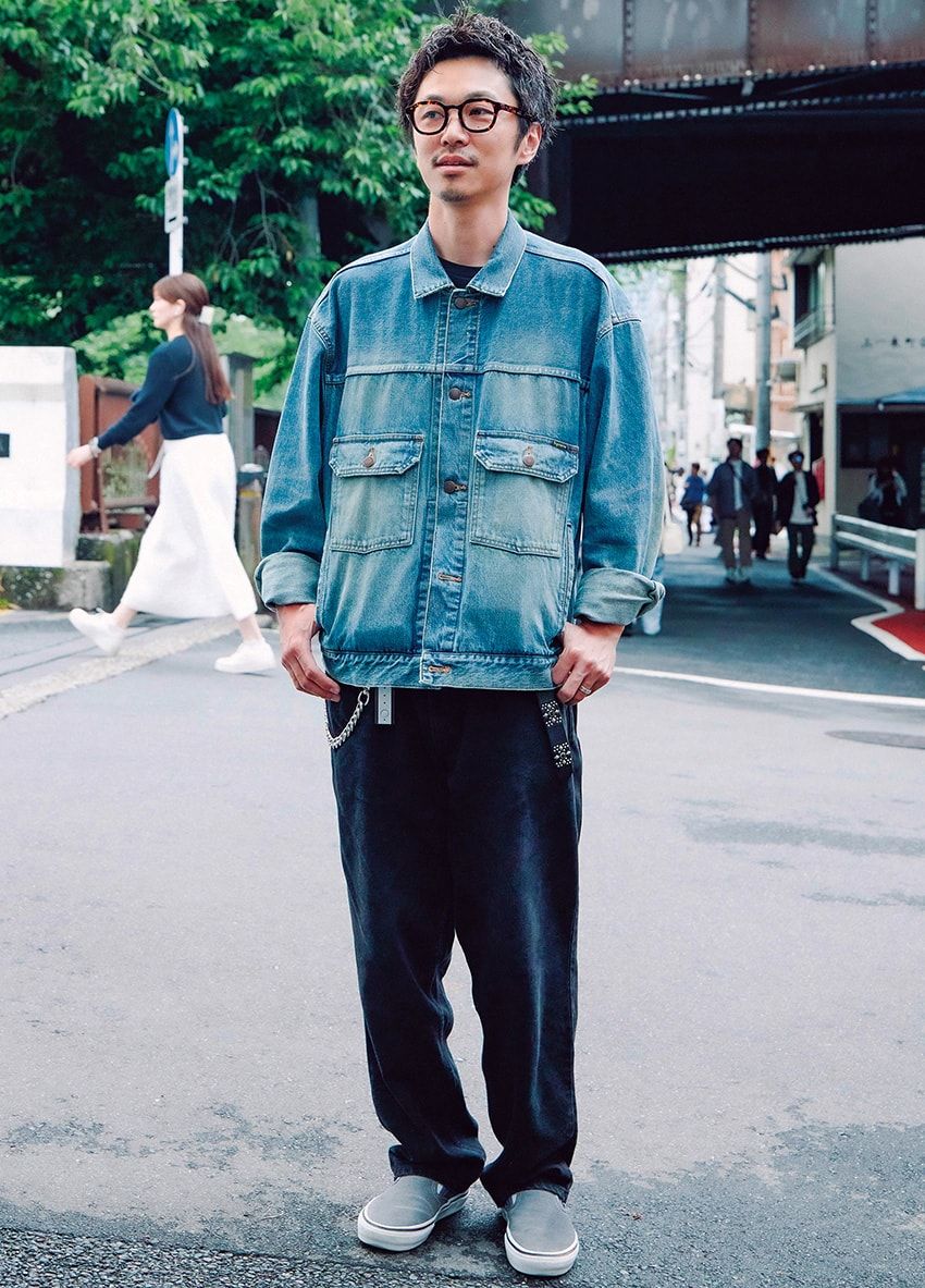 デニムジャケット＝シュプリーム