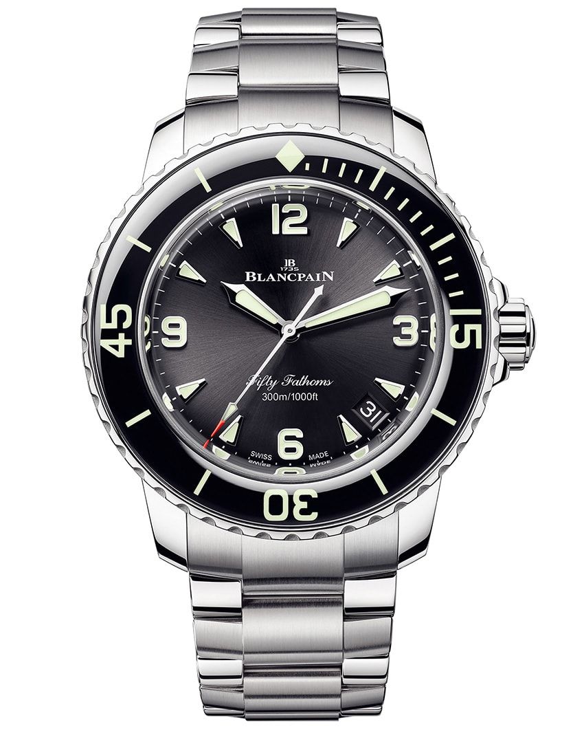 SSケース、42.3mm径、自動巻き。268万4000円／ブランパン（ブランパン ブティック 銀座　03-6254-7233）