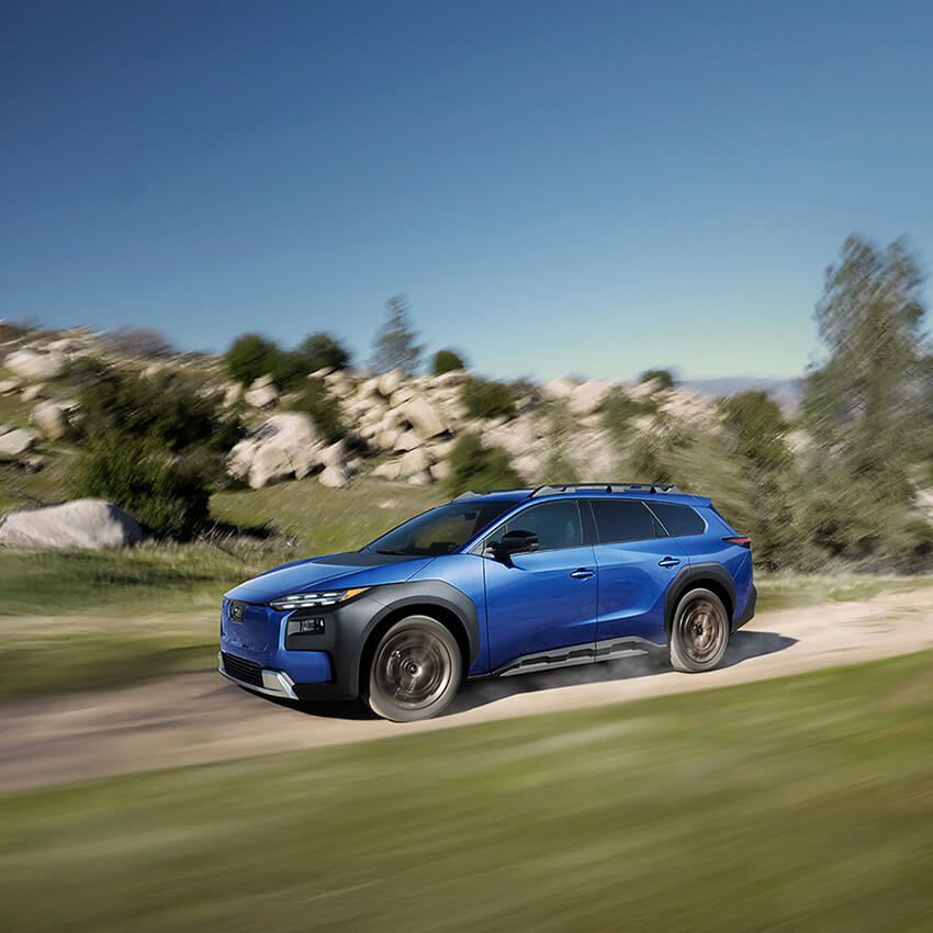 「スバル トレイルシーカー」。同社としてはソルテラに続くBEV第2弾となる。