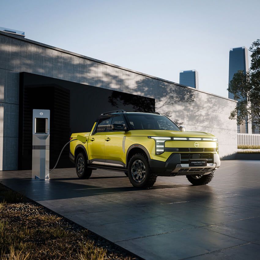 「日産フロンティア プロ」。中国の東風汽車との合弁会社である鄭州日産との共同開発車だ。