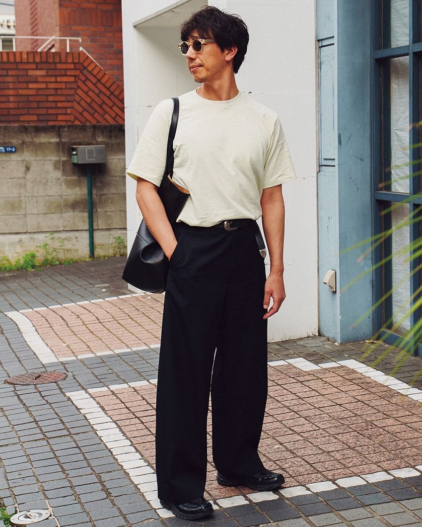 Tシャツ姿で洒落る“ルードなタックイン”テクニック。6人の着こなしとともにおさらい！ - 5枚目の画像