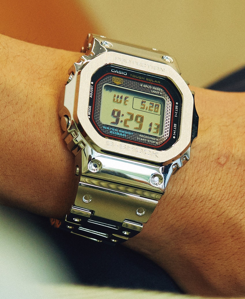 G-SHOCK 腕時計 ストリートな“Gショック党”に捧ぐフルメタルの最新作。迫田将輝