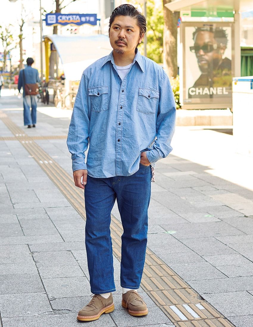 シャツ、Tシャツ、デニム、靴＝ネセサリー オア アンネセサリー