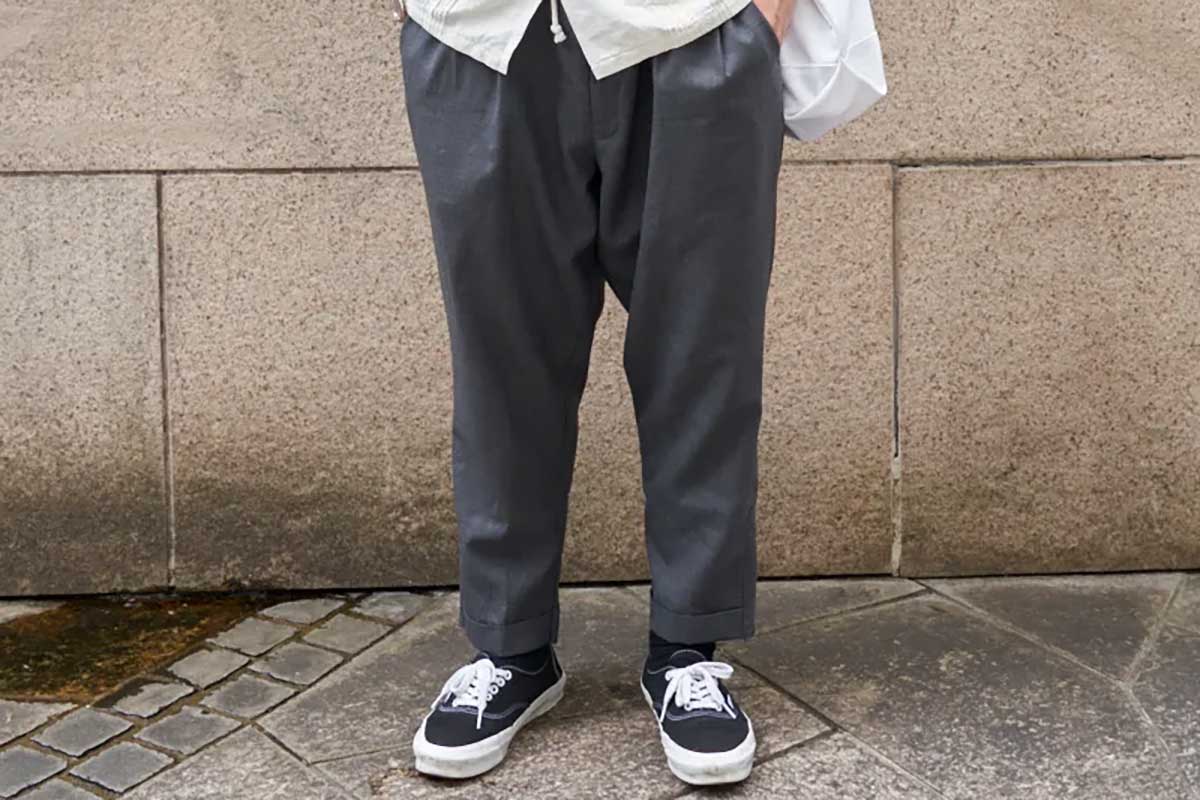 BAND OF OUTSIDERS ネイビー スラックス BAND OF OUTSIDERS ネイビー スラックス