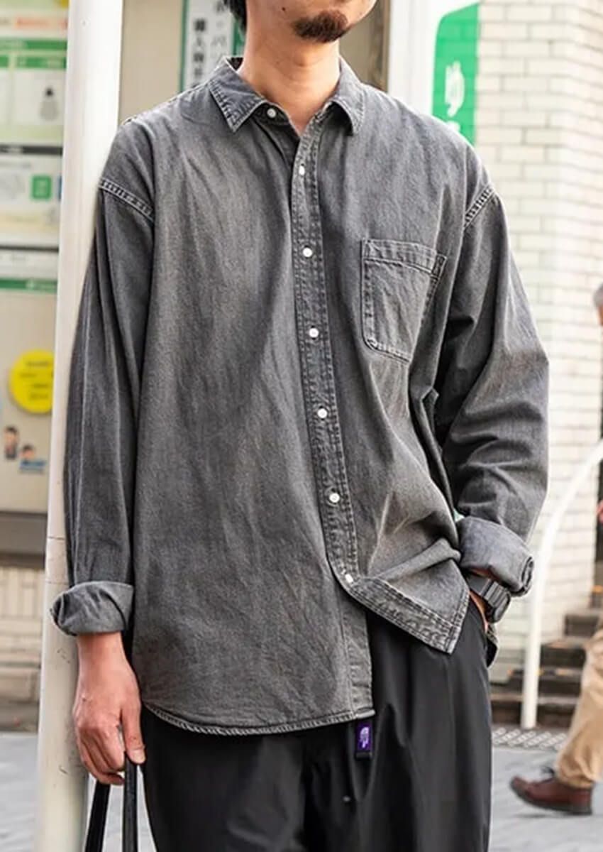 年中無休の汎用性！夏に“デニムシャツ”と上手に付き合う方法を3人のスナップで - 1枚目の画像