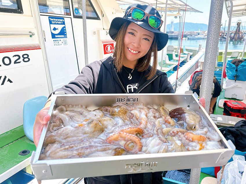高級食材「明石のタコ」が大漁！アングラー女子・フッチーが語る、この時季限定のタコ釣りの魅力 - 21枚目の画像