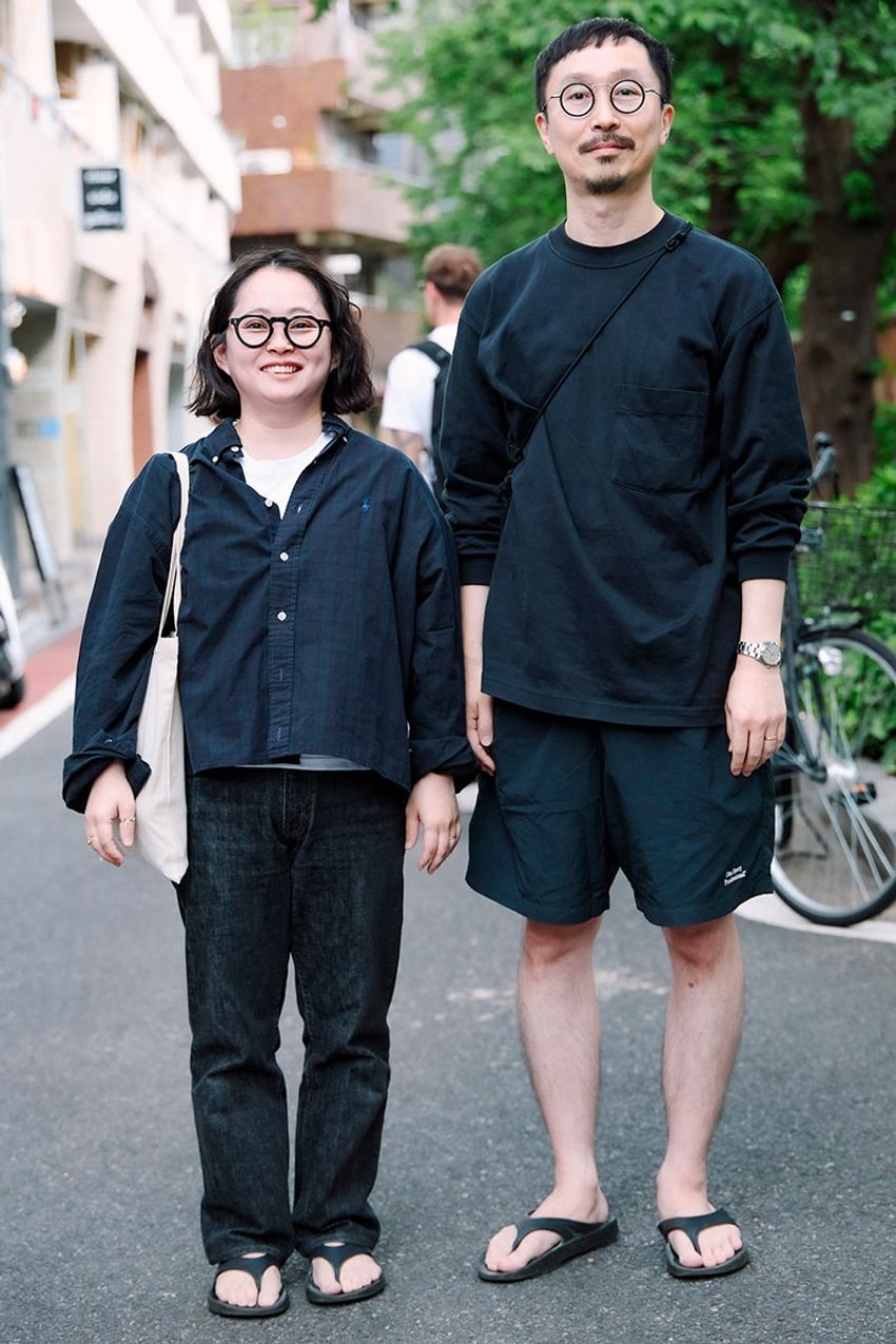 “ショーツ”で作り上げた「オールブラックコーデ」。単調見え＆子供見えしないコツをスナップで - 6枚目の画像