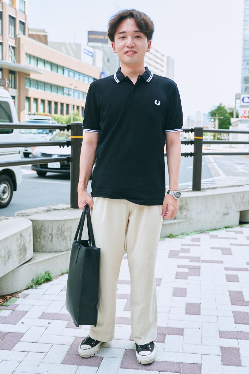 ポロシャツ＝フレッドペリー