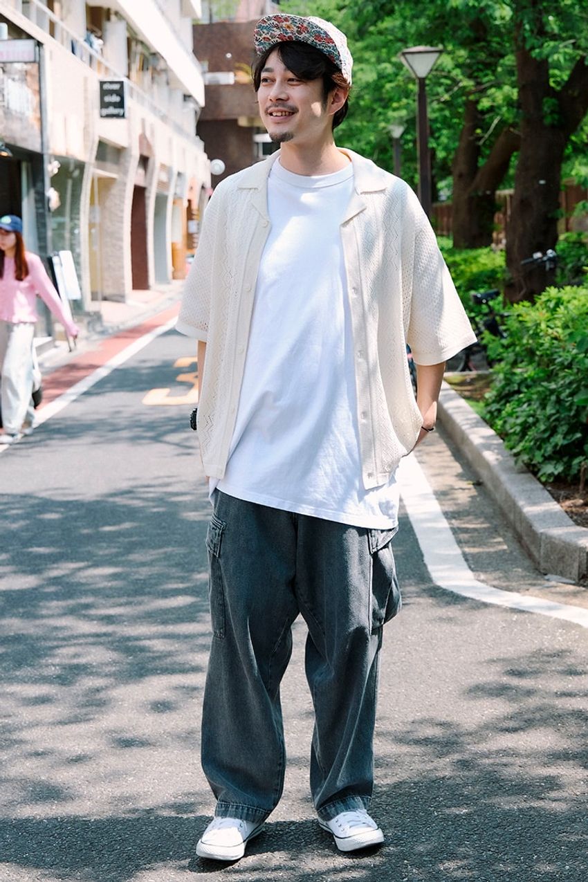 ナイキ、サロモン、コンバース。夏に映える“白スニーカー”、洒落者たちのコーデ術3選！ - 6枚目の画像