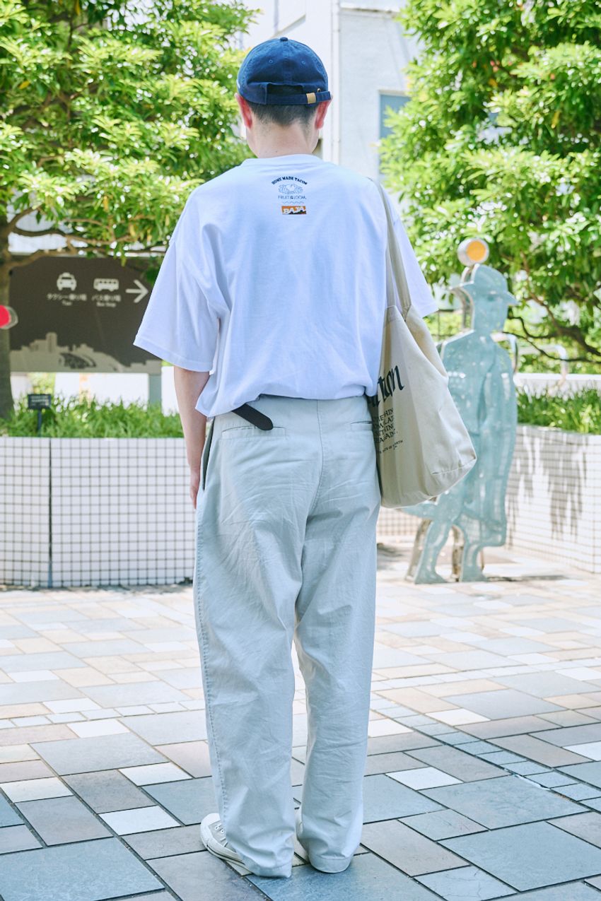 ヘインズ、プロクラブ、フルーツ。“コスパTシャツ”の洒落た着こなしをスナップで - 10枚目の画像