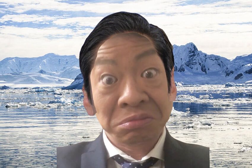 さまざまな加工アプリを駆使し、ようやく香川照之さんに似てきたモノマネ芸人の星野金太郎先輩☆