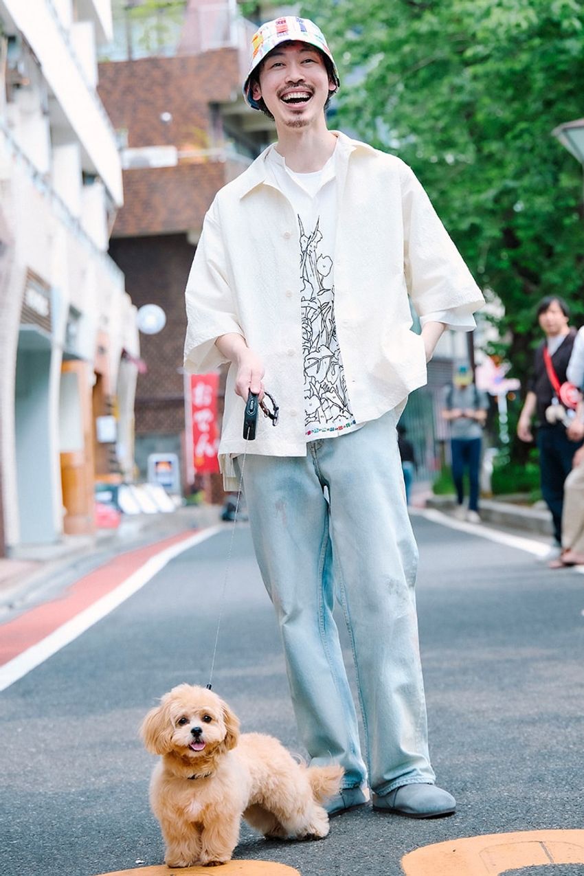 サマーコーデは“淡い色”で脱モノトーン！ 爽やか＆リラックス感を獲得した3名の装い - 6枚目の画像