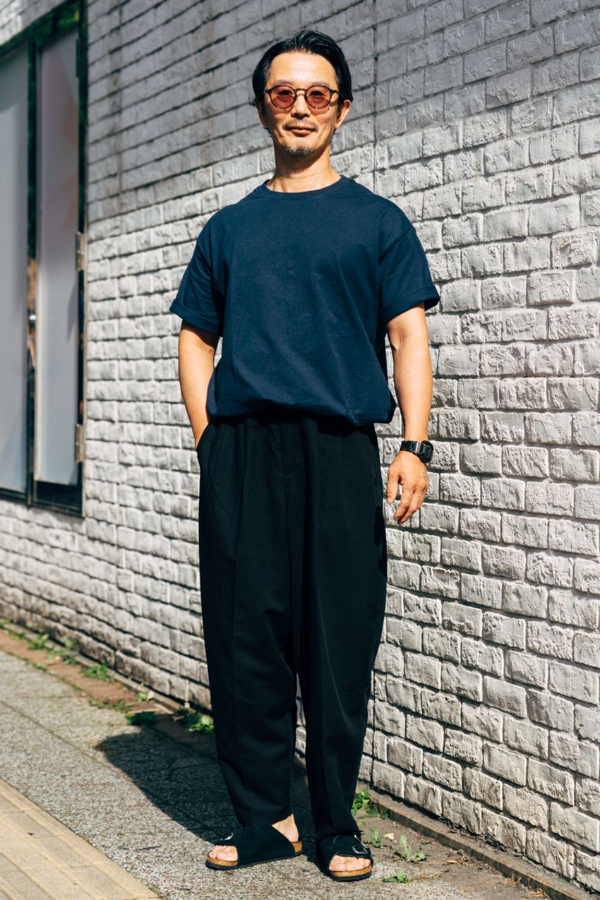 デニム、スラックス、無地T。「ユニクロ」で夏コーデを彩った3名の洒落者たち - 2枚目の画像