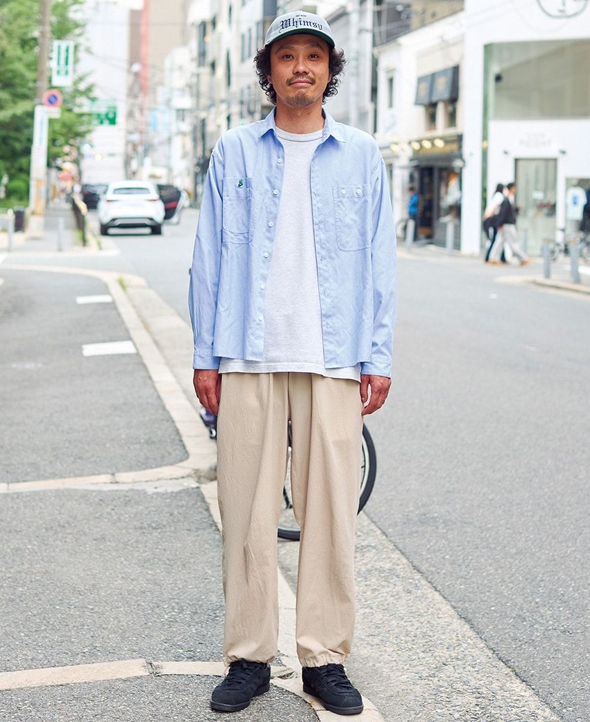 大阪の洒落者をスナップ！ディッキーズや爽やかなブルーシャツの着こなしetc. 参考になる12名 - 9枚目の画像