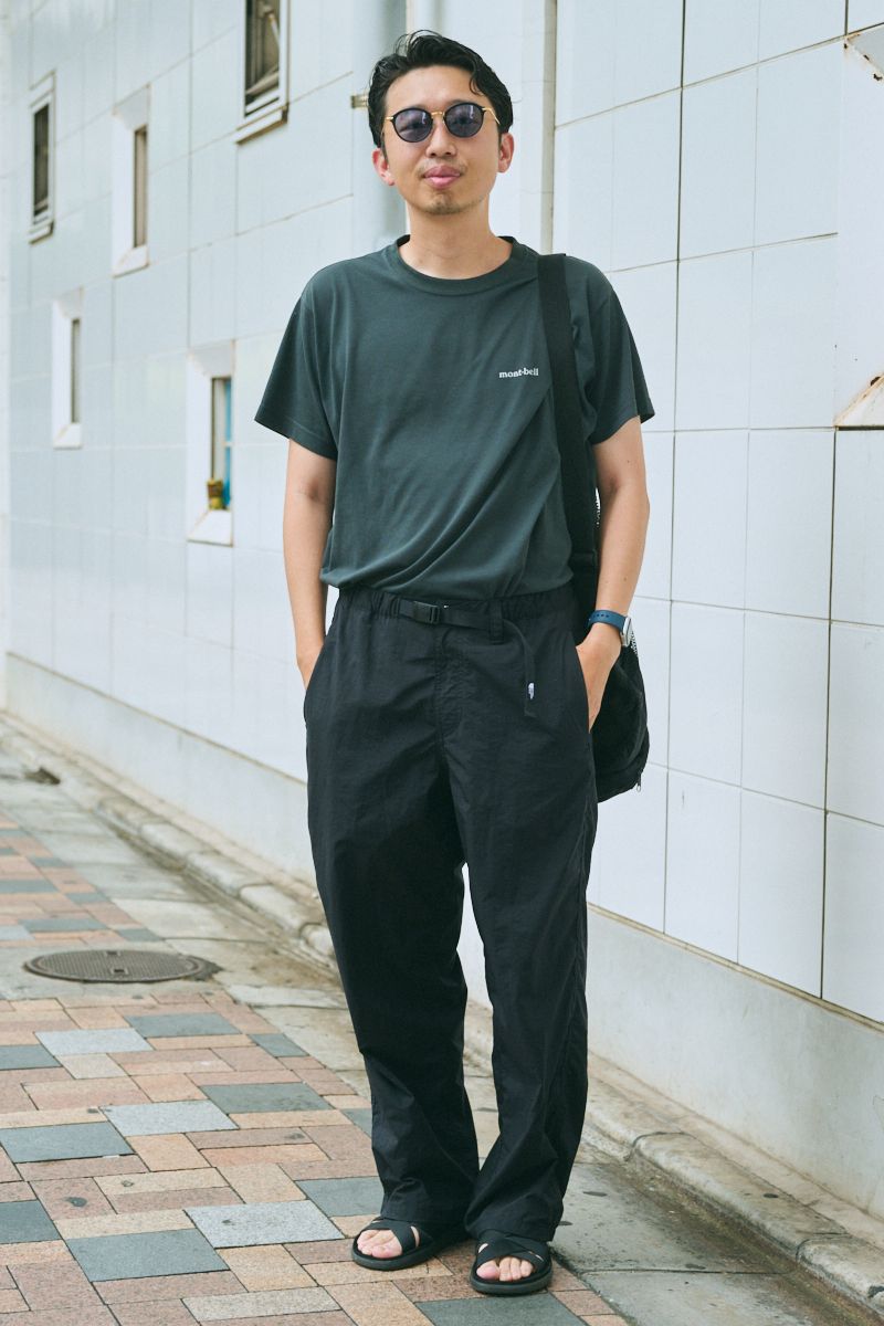 Tシャツ＝モンベル