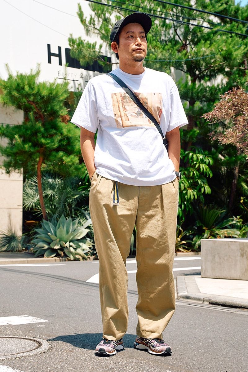 Tシャツ=ゴート パンツ=ニート 腕時計=アップル