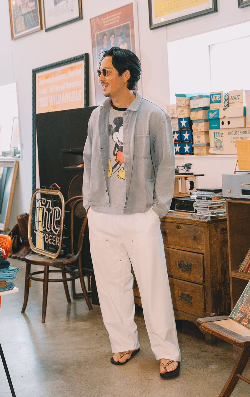 【群馬遠征】古着好きディレクター・鈴木真悟が古着の名店で組んだ、盛夏・晩夏・初秋コーデ - 6枚目の画像