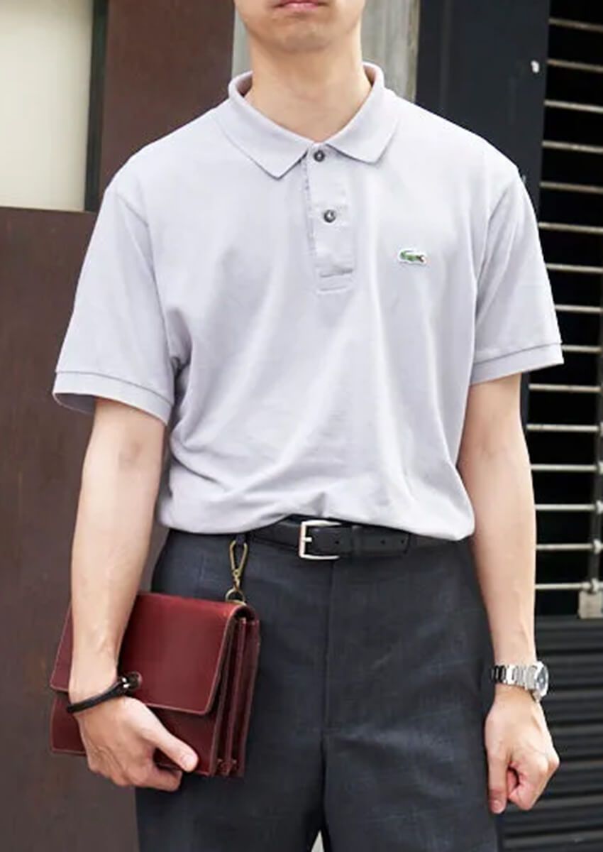 ポロシャツはゆったり派？ きっちり派？ 着こなしの妙で表情をガラッと変えた3人 - 1枚目の画像