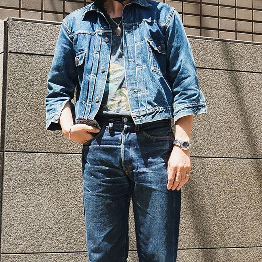 「心配すんな。デニムonデニムは“色を変えれば”、全部うまくいく」街角に降臨したデニム3大天 - 1枚目の画像