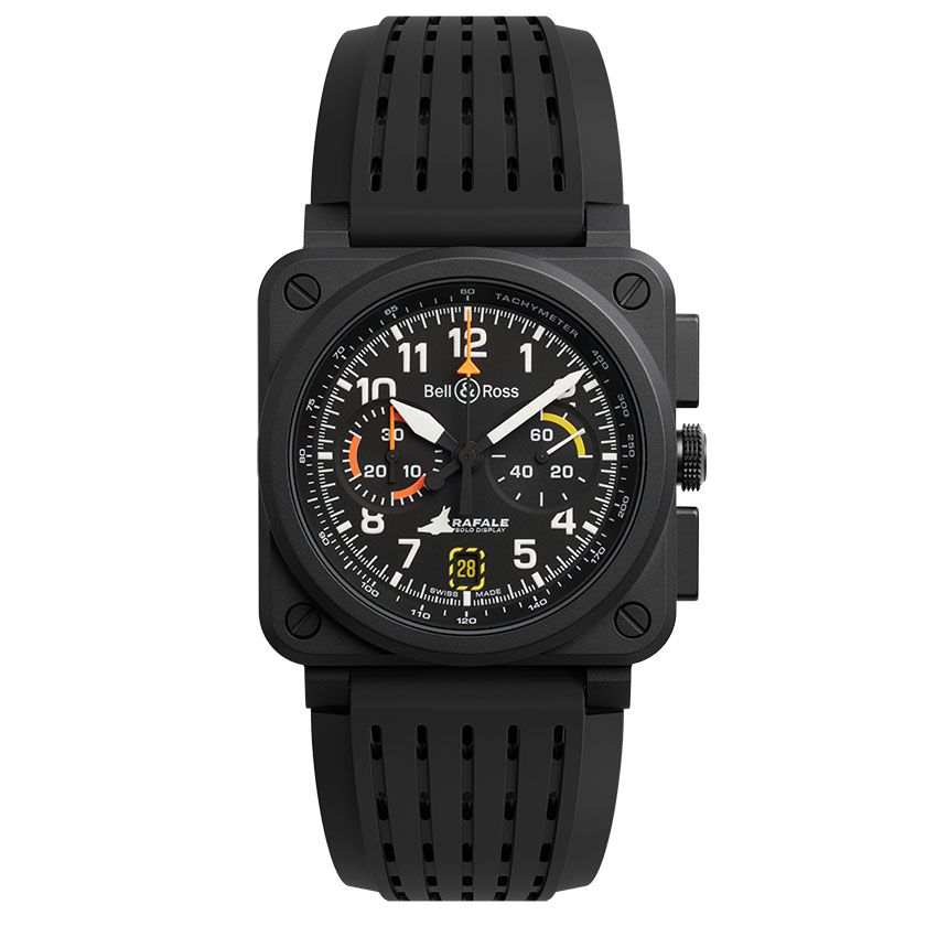 「BR-03 Chrono Rafale Solo Display 42mm」 90万2000円／ベル&ロス