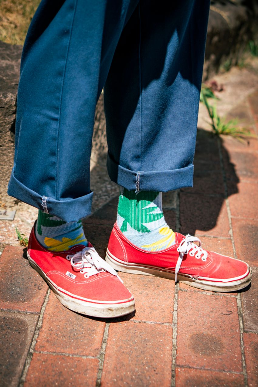 街角「ディッキーズ」パパラッチ3選！今は“ブルー系”が旬、ショーツも人気だった！ - 3枚目の画像