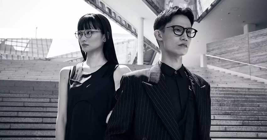 オンデーズ ツーポイントサングラス back in black キムタク BACK in